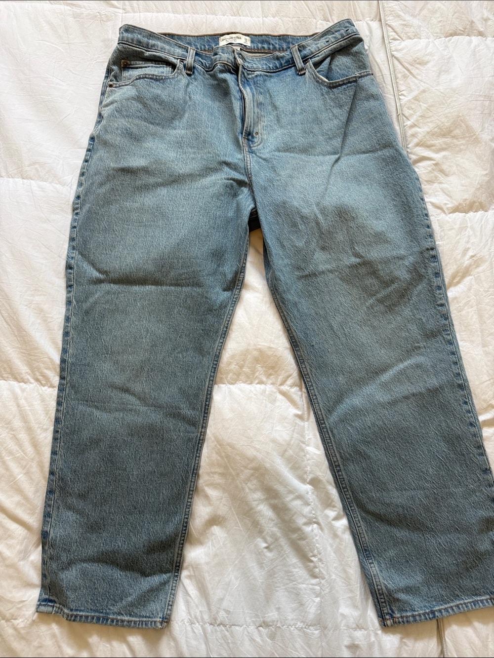 Abercrombie & Fitch High-Rise Light Blue Women's Jeans